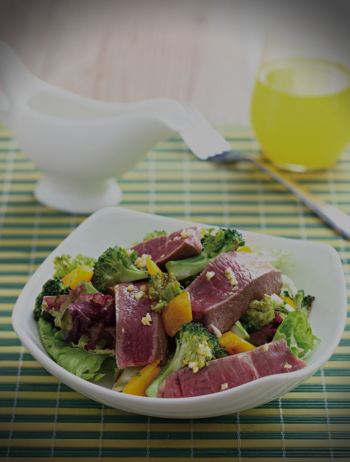 瘦身養顏牛柳沙律